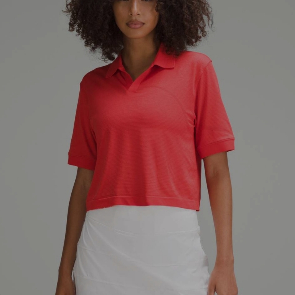 Lululemon Swiftly Tech Relaxed-Fit Polo Shirt-RED